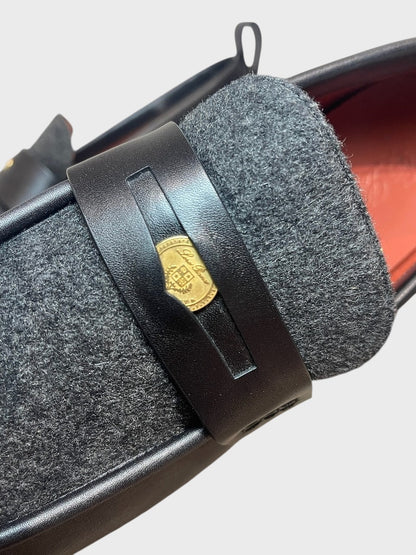 Mocassins Loro Piana noirs T.41