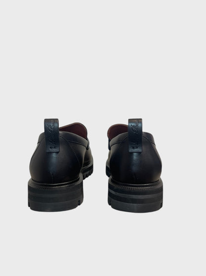 Mocassins Loro Piana noirs T.41