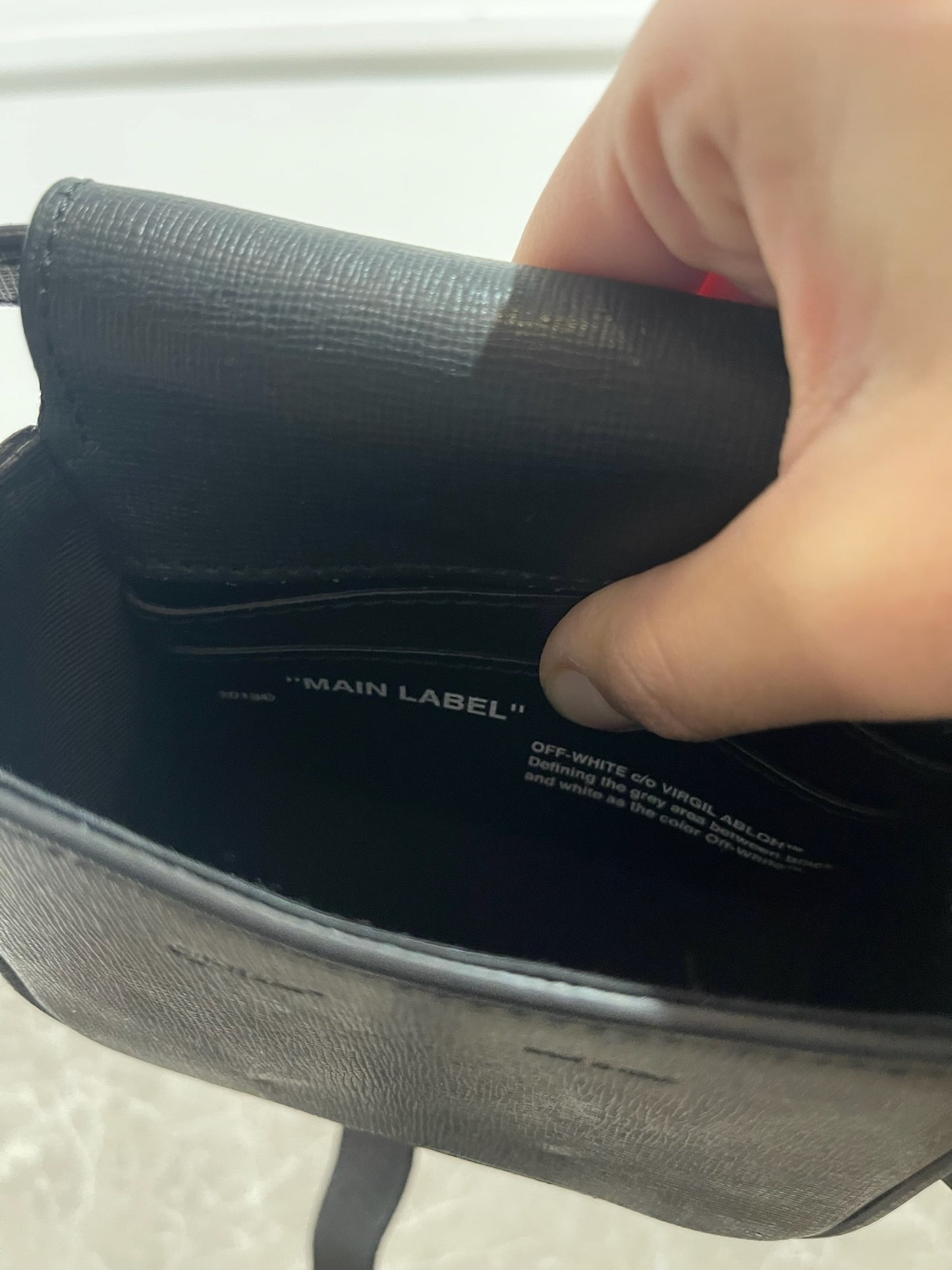 Sac Off-White Binder noir