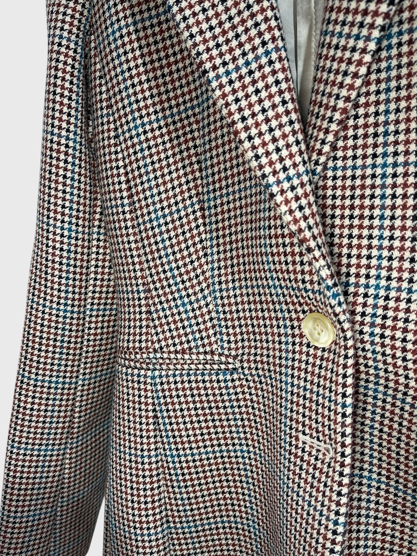 Blazer Off-White pied-de-poule T.34