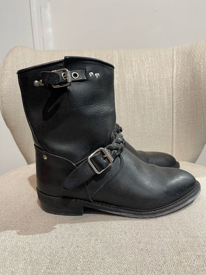 Boots Golden Goose noires T.37