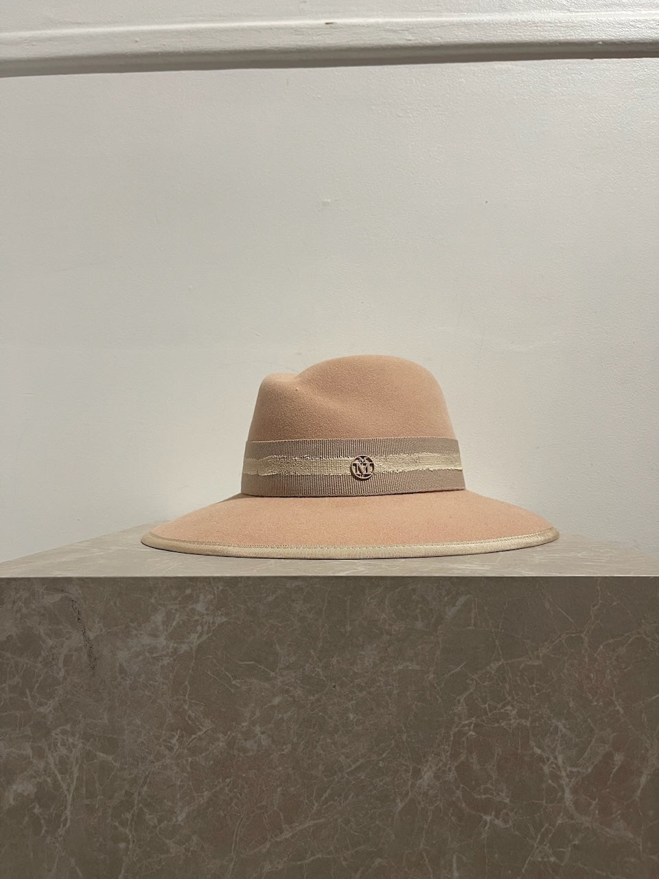 Chapeau Maison Michel rose T.L