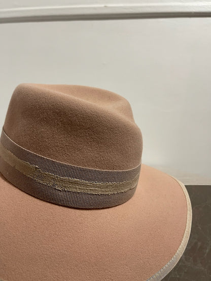 Chapeau Maison Michel rose T.L