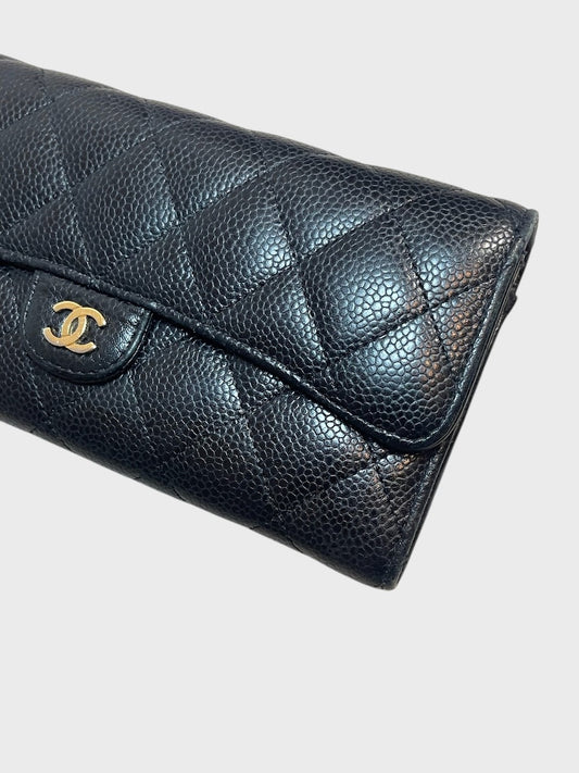 Portefeuille Chanel Timeless noir