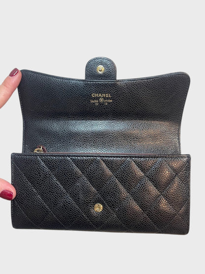 Portefeuille Chanel Timeless noir