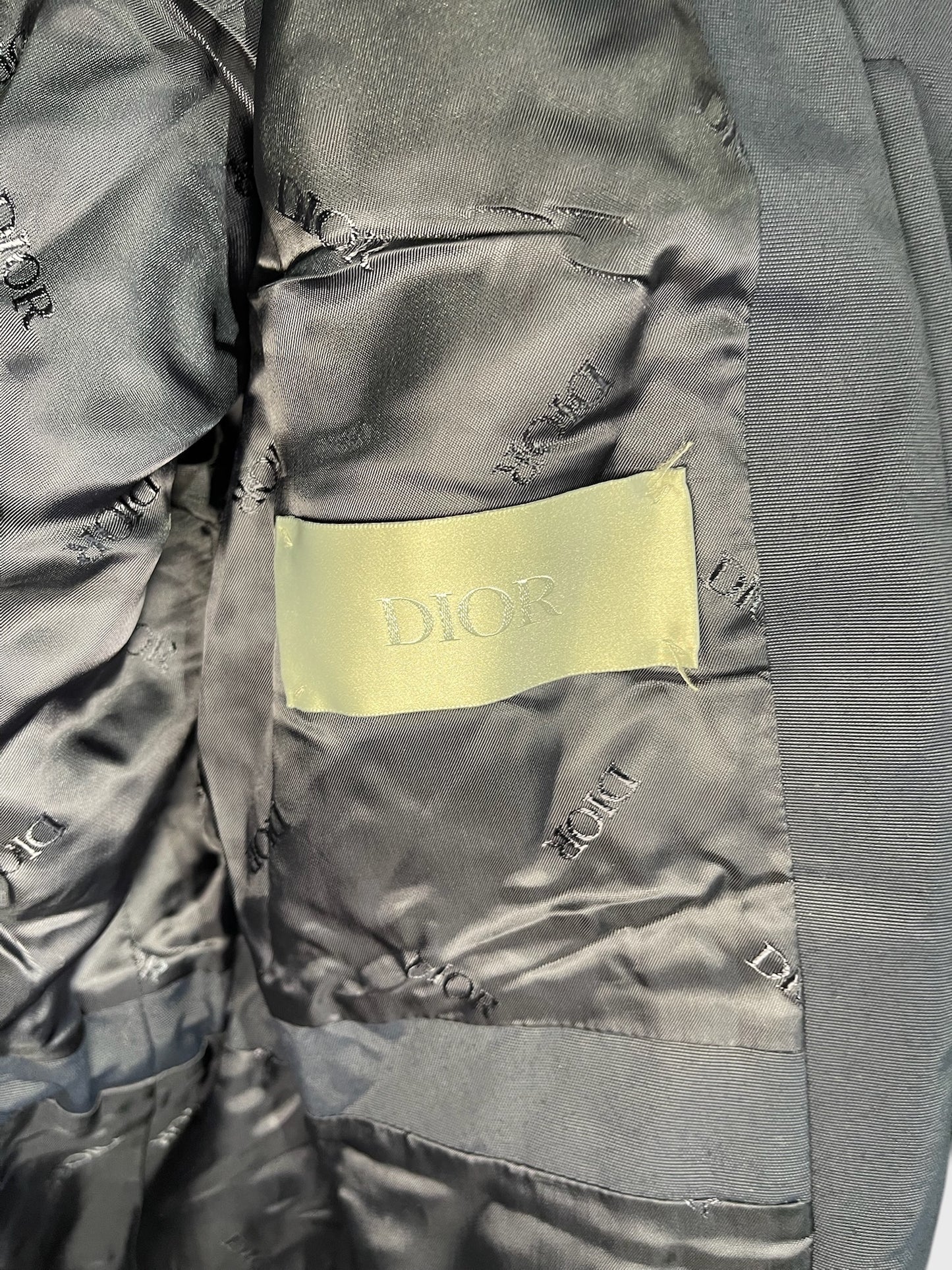 Parka Dior bleu marine T.46