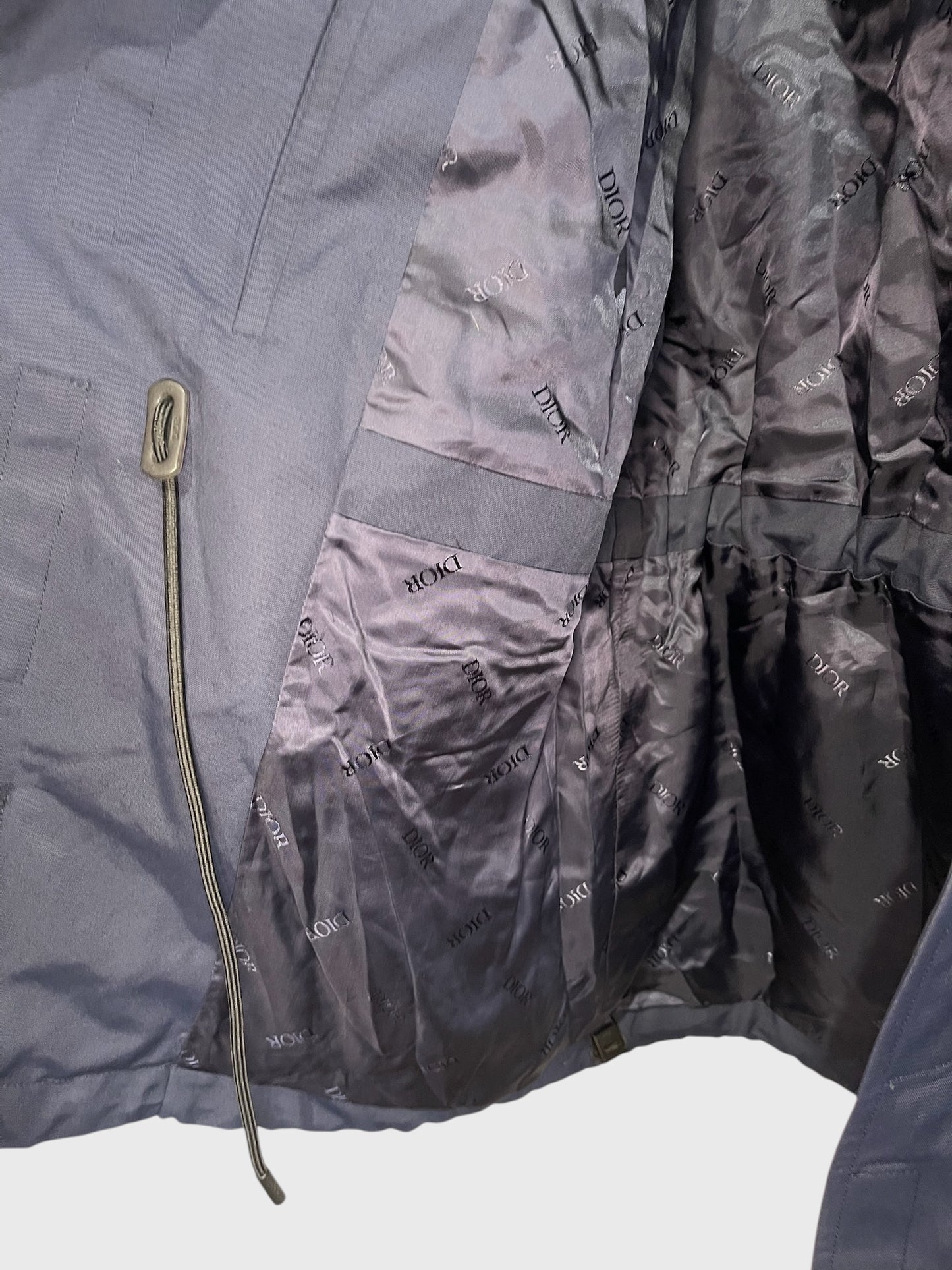 Parka Dior bleu marine T.46