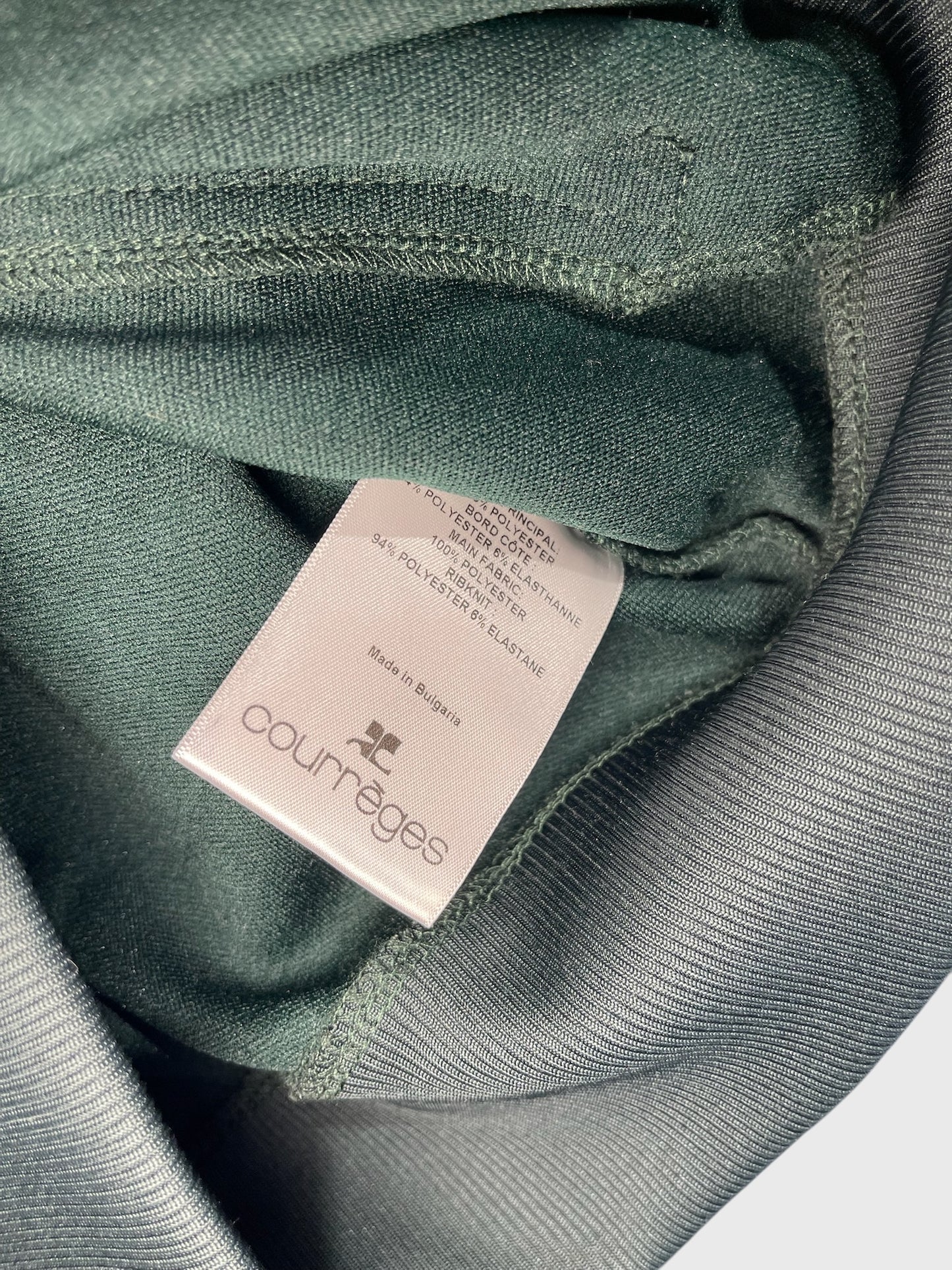 Veste Courrèges verte T.L