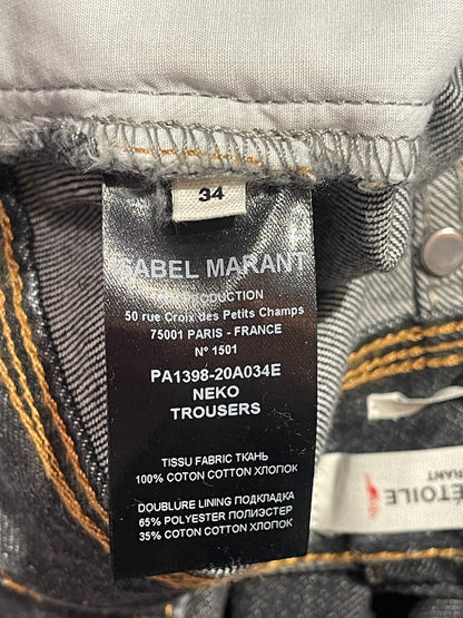 Jeans Isabel Marant noir T.34