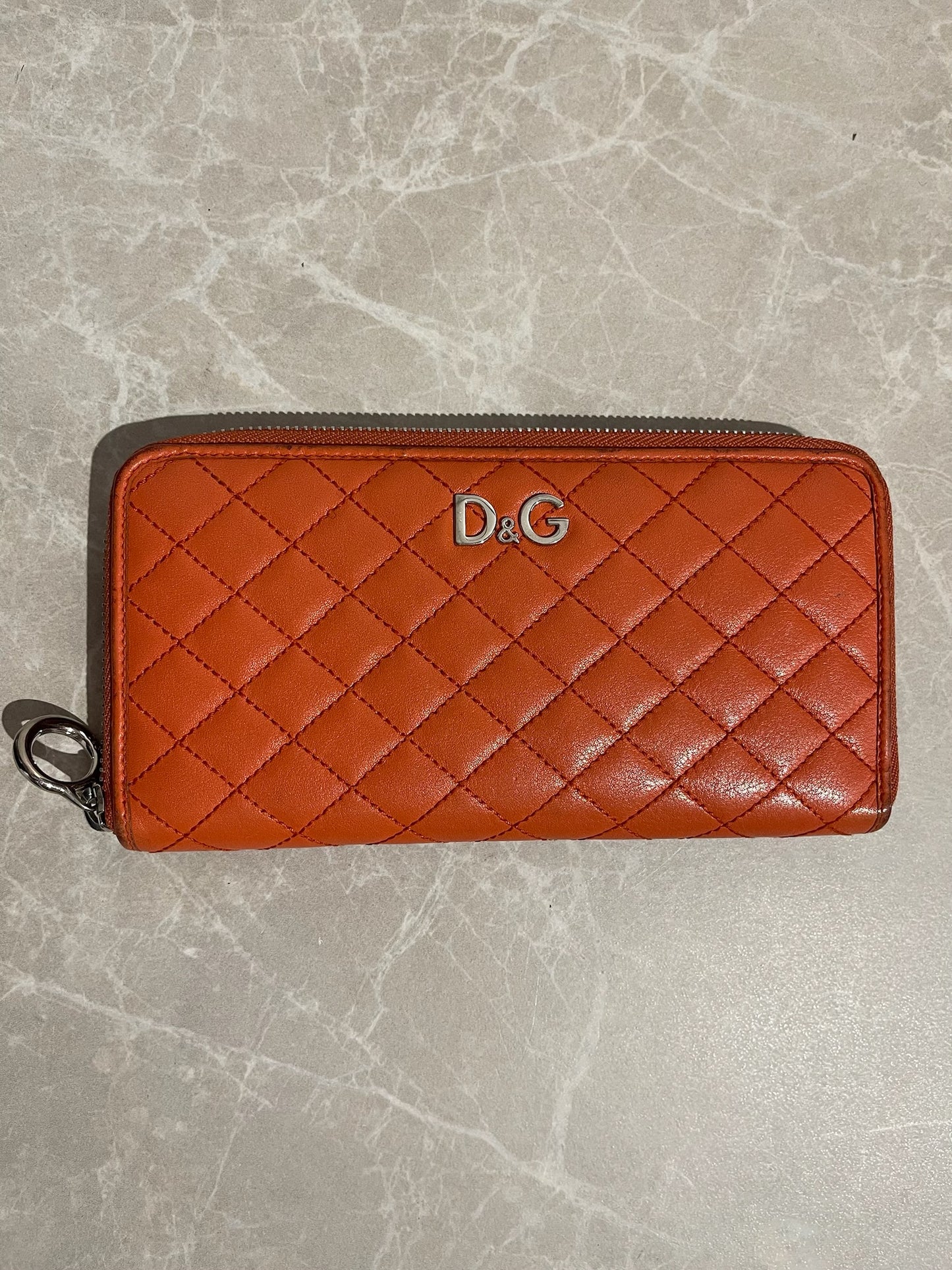 Portefeuille Dolce & Gabbana orange