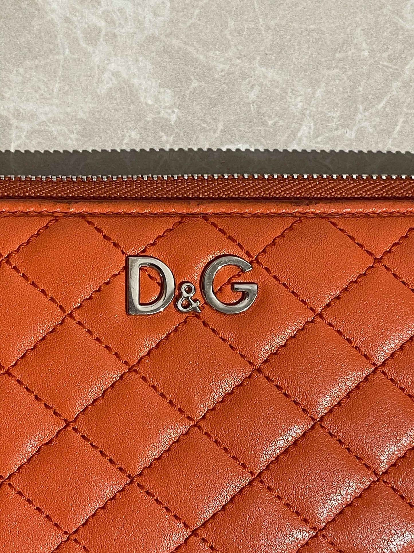 Portefeuille Dolce & Gabbana orange