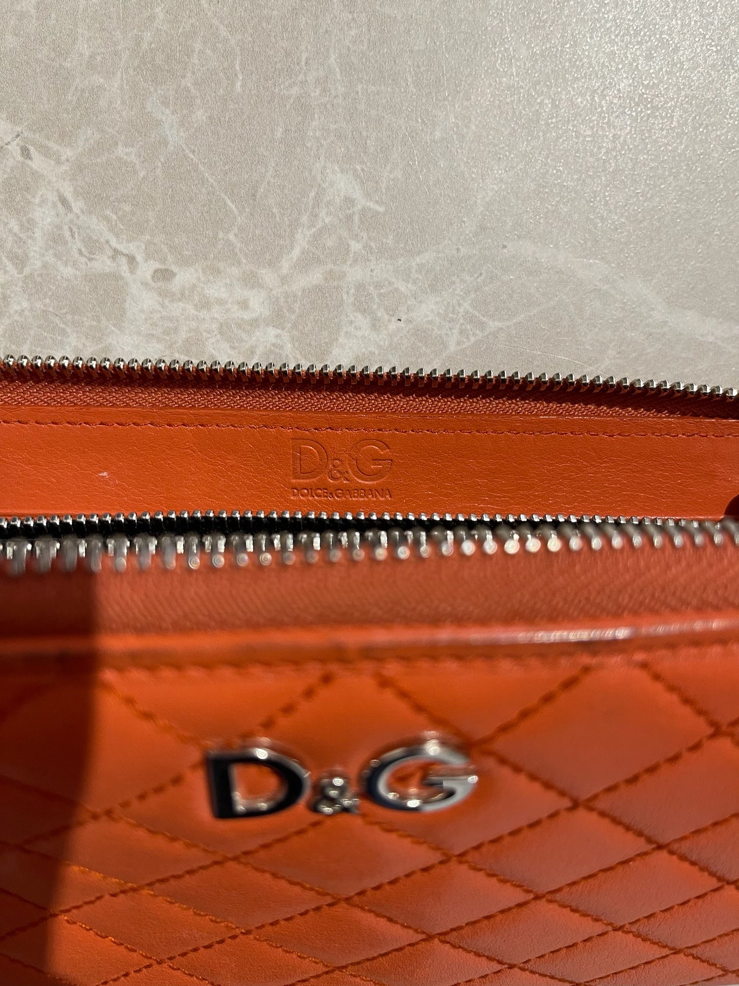 Portefeuille Dolce & Gabbana orange