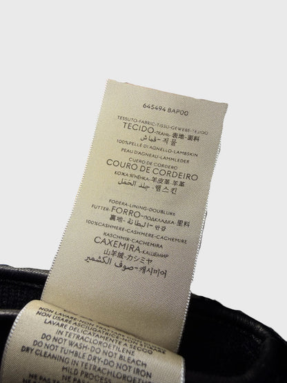 Gants Gucci noirs T.S