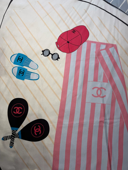 Foulard Chanel imprimé estival
