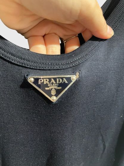 Robe Prada bleu marine T.36