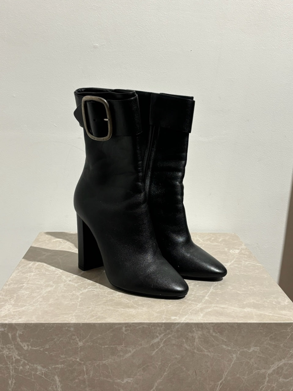 Bottines Saint Laurent noires T.37,5