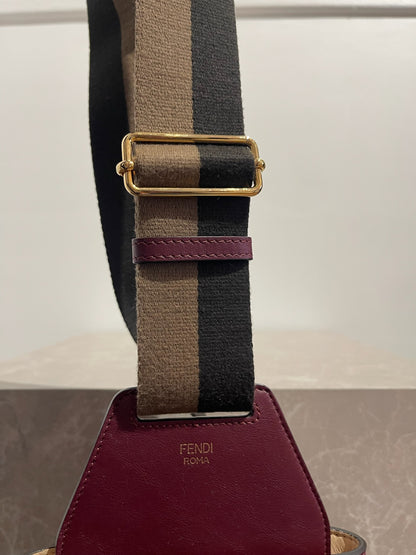 Sac Fendi Guitar bordeaux