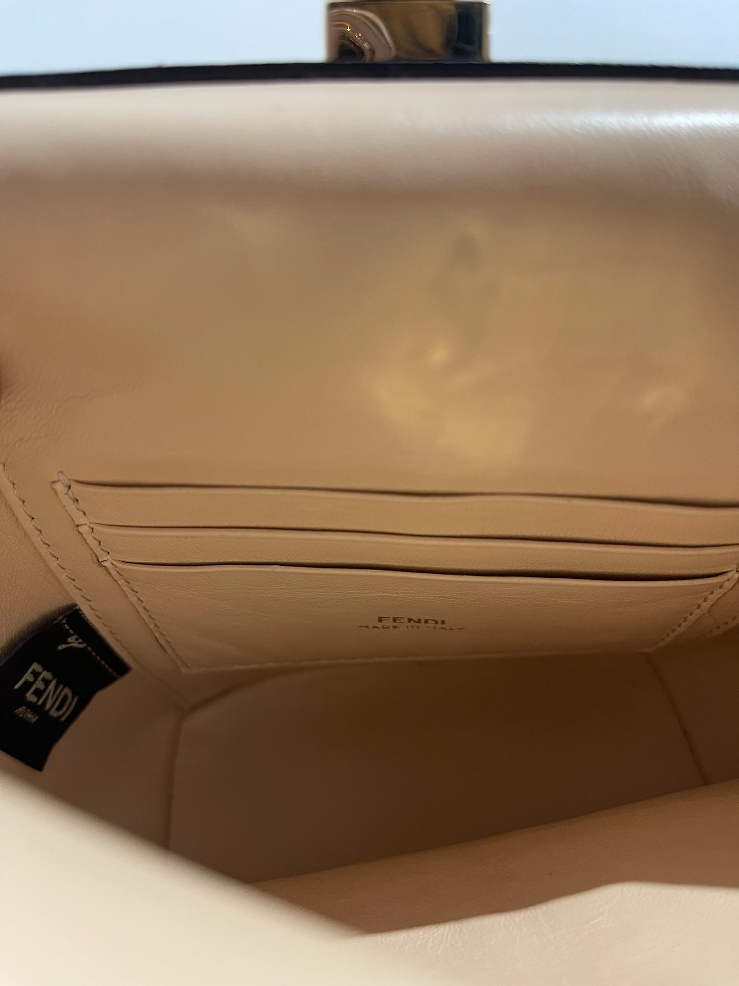 Sac Fendi Guitar bordeaux