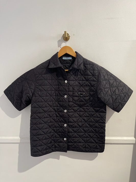 Veste Prada nylon noire T.34