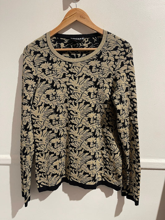 Top Rochas doré T.40