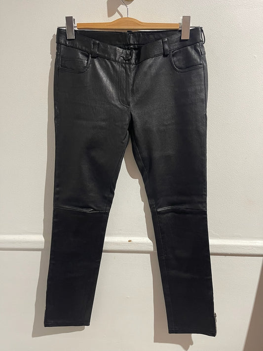 Pantalon Joseph cuir noir T.38