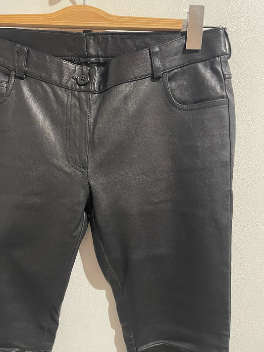 Pantalon Joseph cuir noir T.38