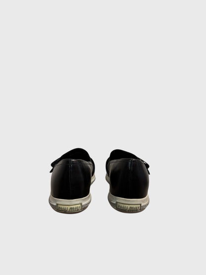 Mocassins Miu Miu noires T.36