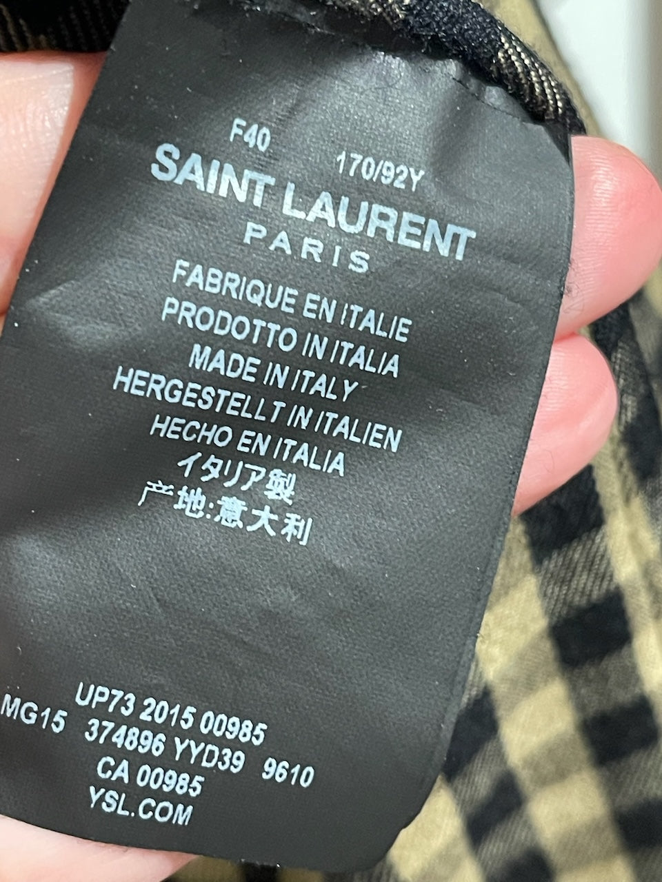 Trench Saint Laurent beige T.40