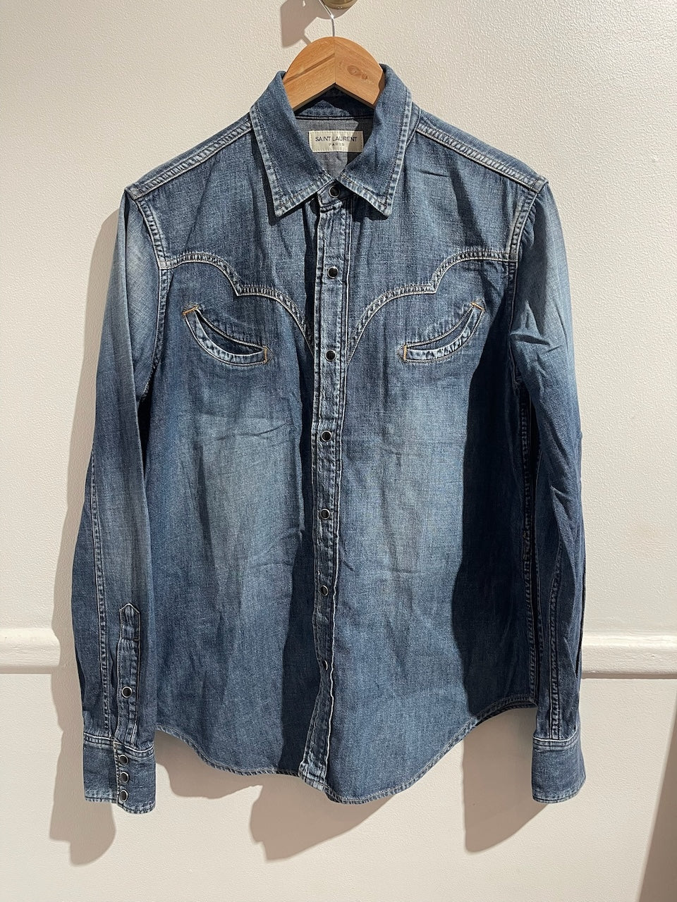 Chemise Saint Laurent en jeans T.L