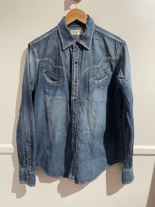 Chemise Saint Laurent en jeans T.L