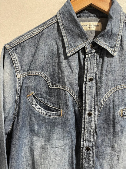 Chemise Saint Laurent en jeans T.L