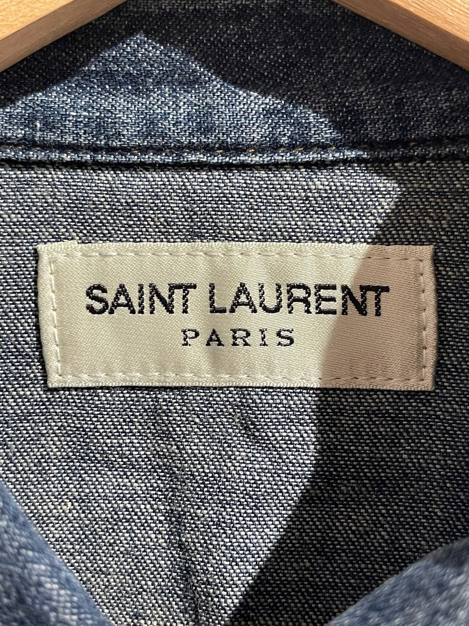 Chemise Saint Laurent en jeans T.L