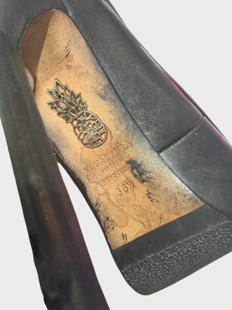 Bottines Aquazzura noires T.38,5