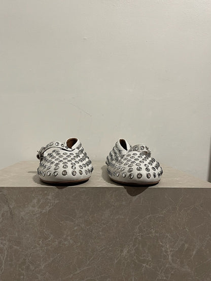 Ballerines Alaia blanches T.40