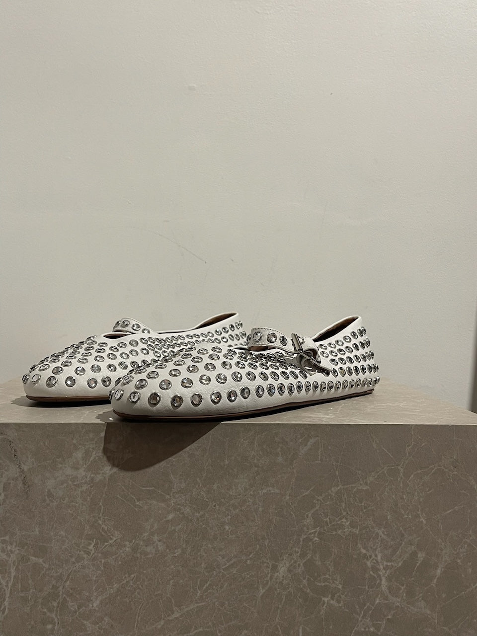 Ballerines Alaia blanches T.40