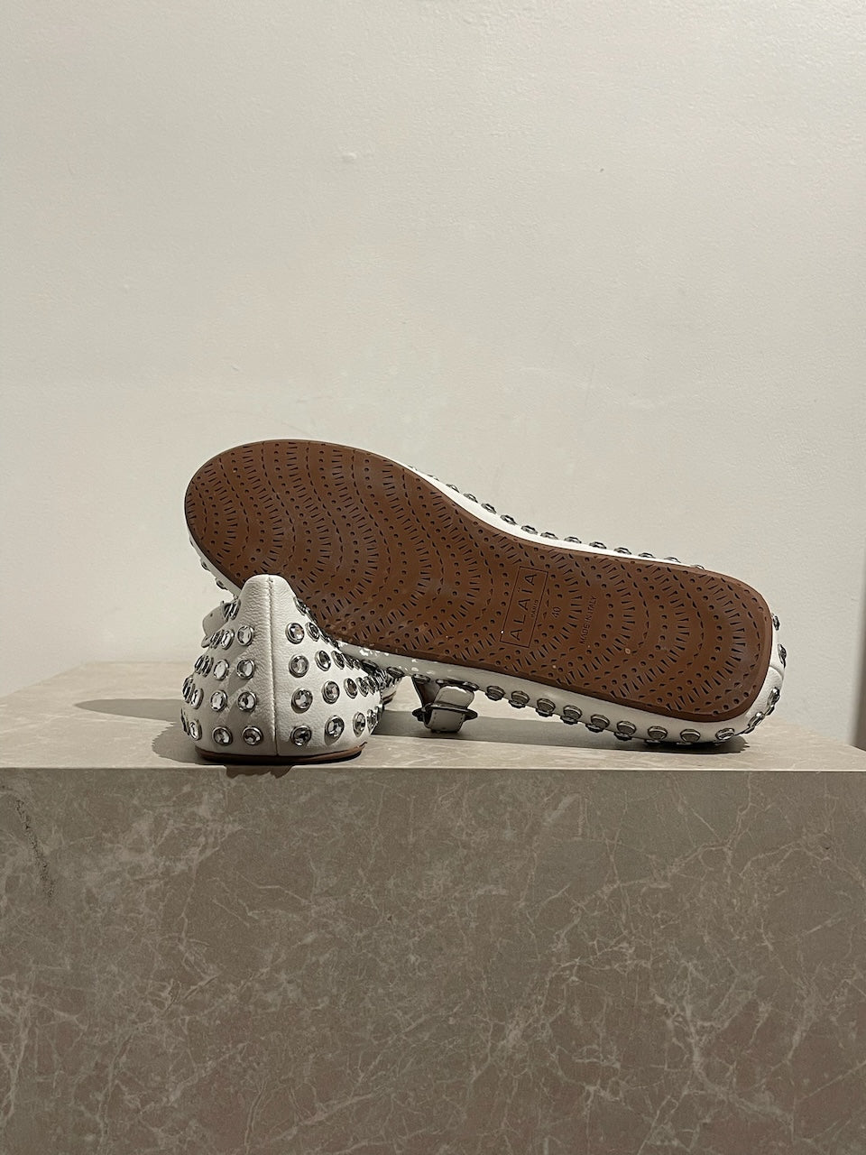 Ballerines Alaia blanches T.40