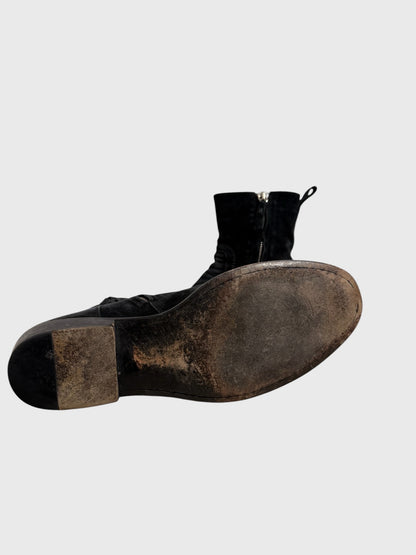 Bottines Dior noires T.44