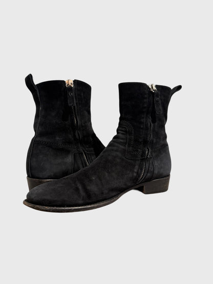 Bottines Dior noires T.44