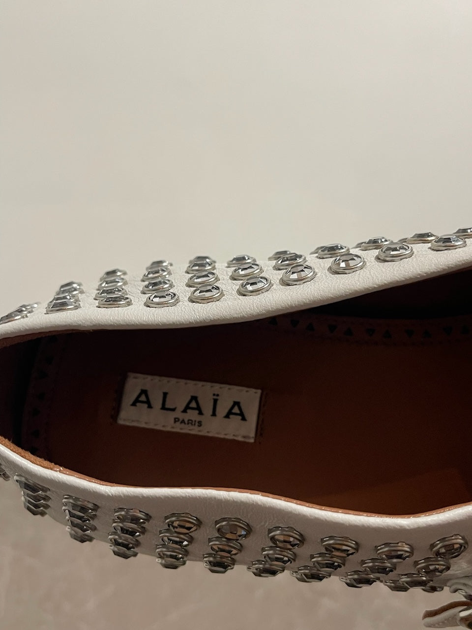 Ballerines Alaia blanches T.40