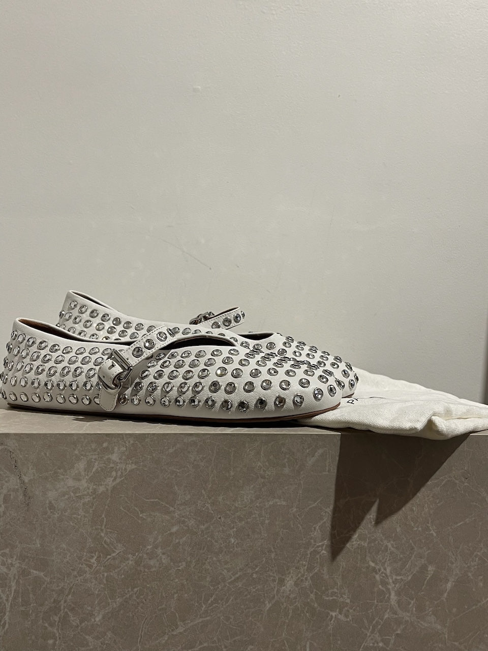 Ballerines Alaia blanches T.40