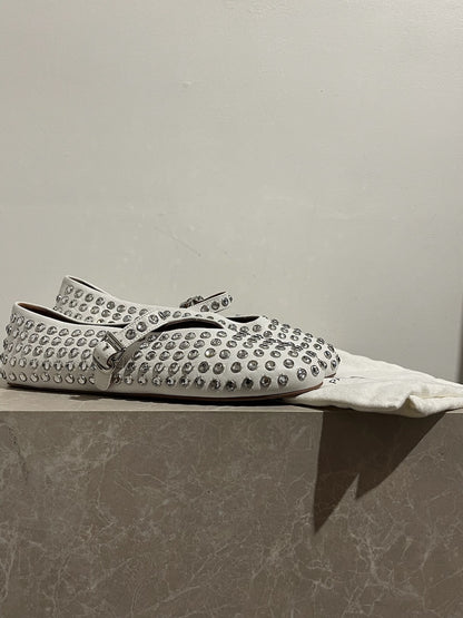 Ballerines Alaia blanches T.40