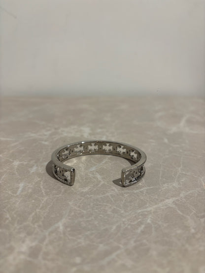 Bracelet Chanel jonc argent