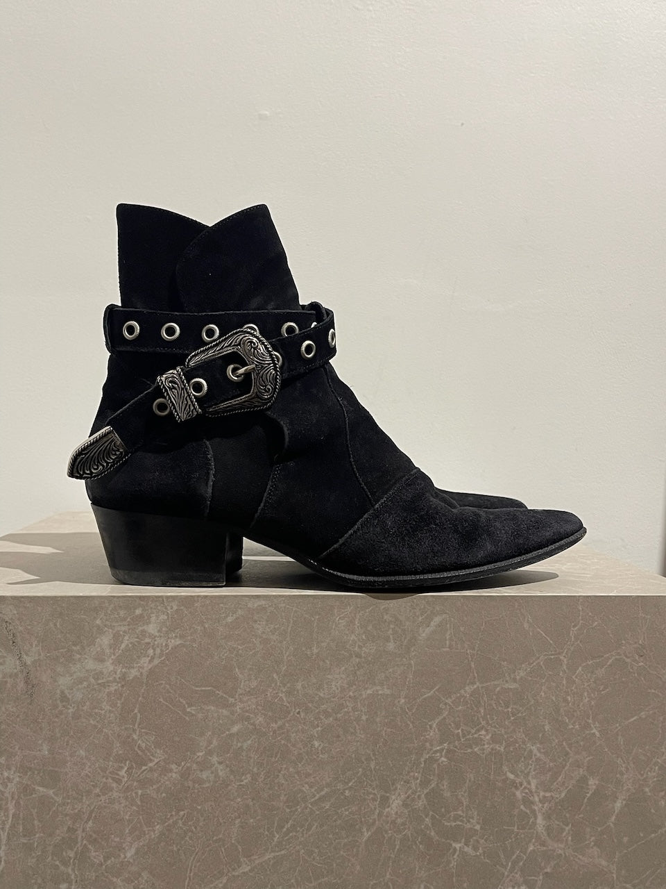 Bottines Saint Laurent noires T.37