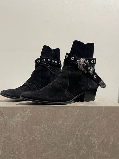 Bottines Saint Laurent noires T.37