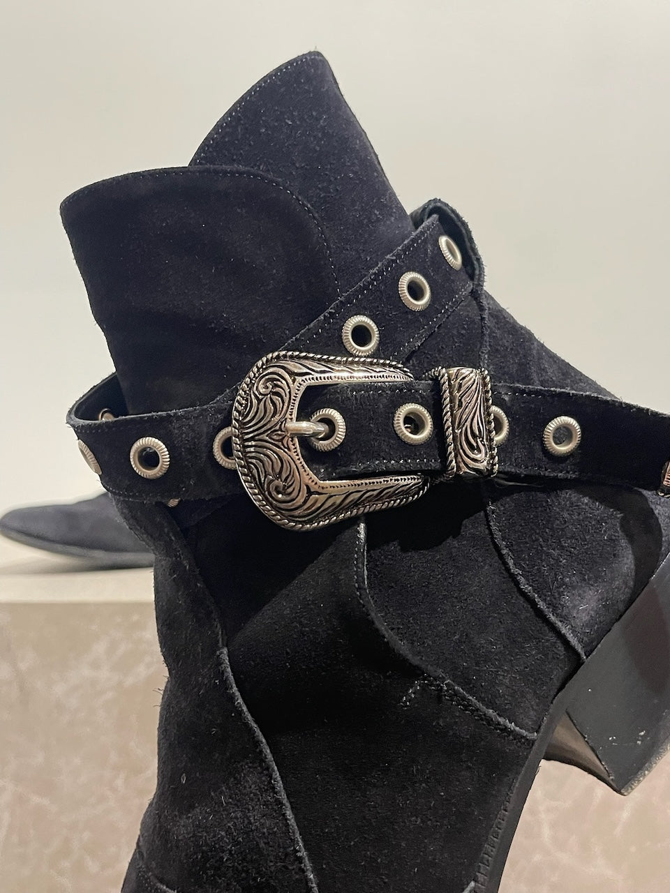 Bottines Saint Laurent noires T.37