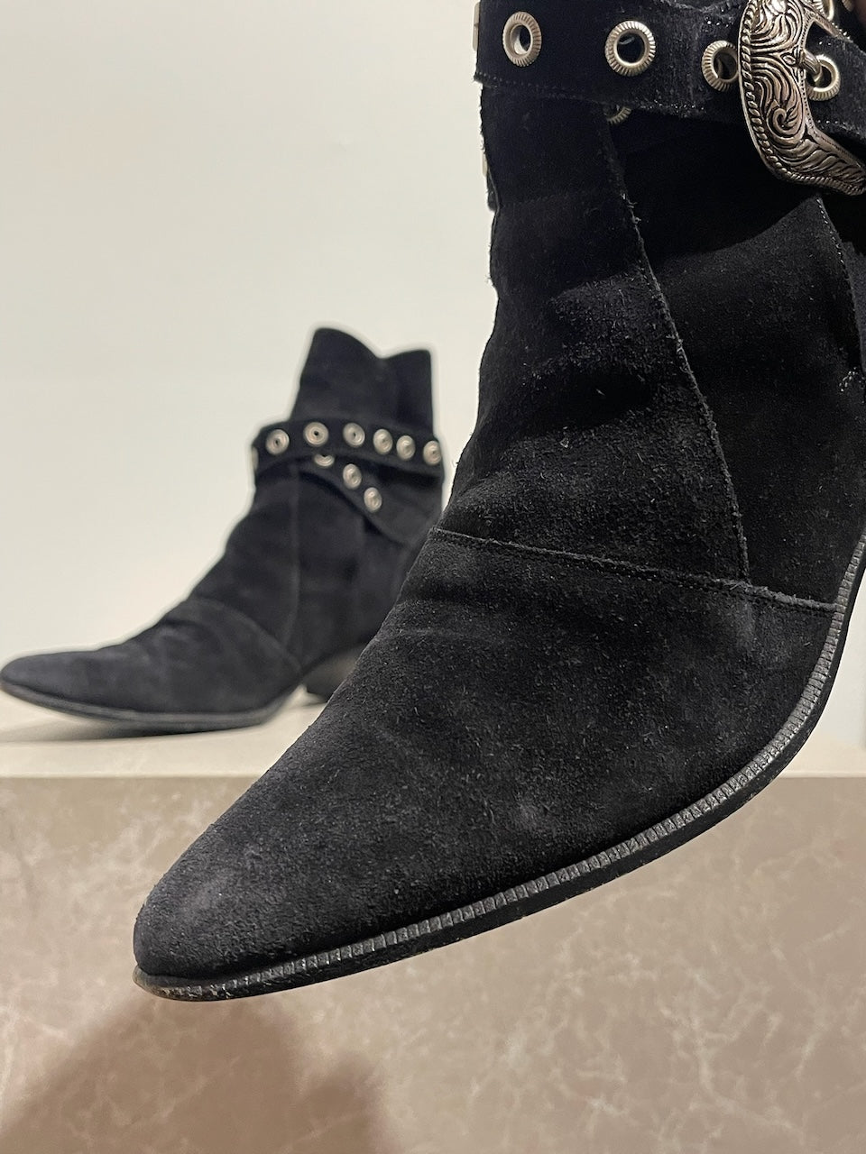 Bottines Saint Laurent noires T.37