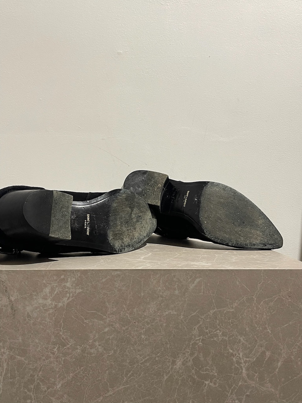 Bottines Saint Laurent noires T.37