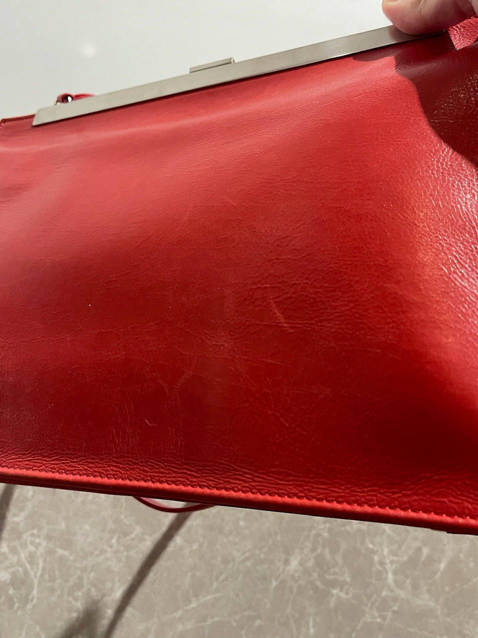 Sac Celine Clasp rouge