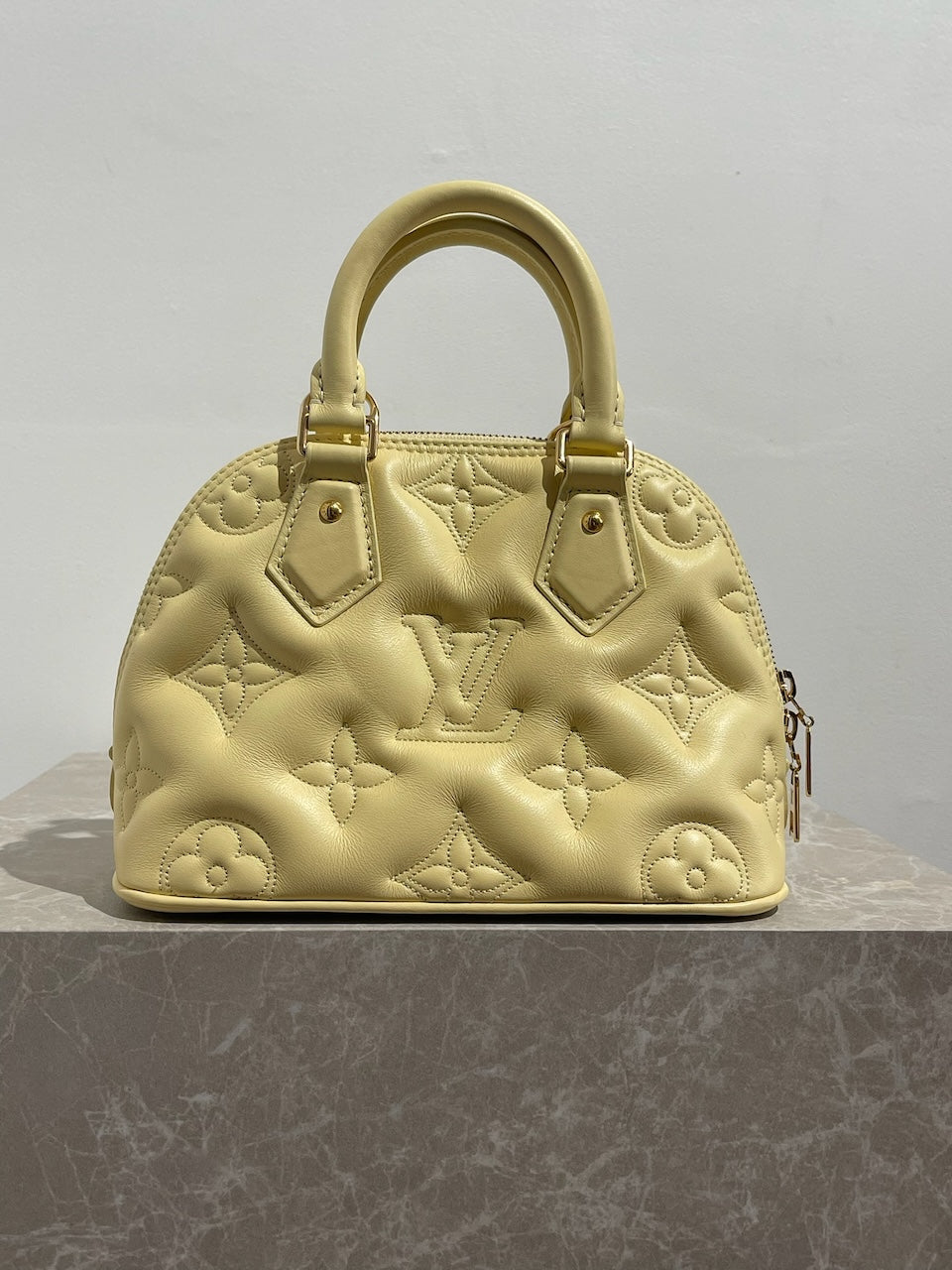 Sac Louis Vuitton BB Alma jaune NEUF