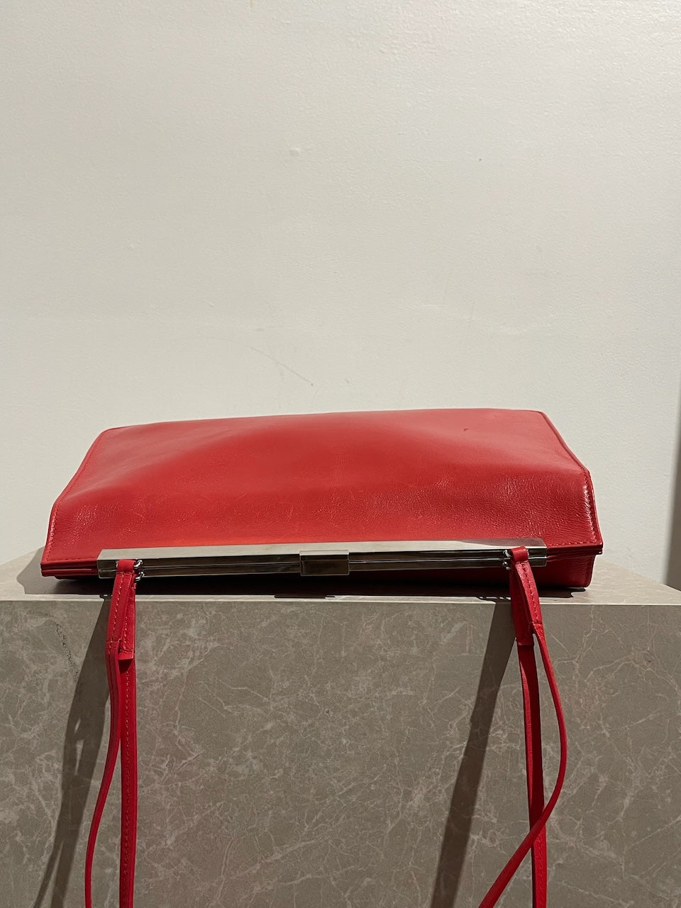 Sac Celine Clasp rouge